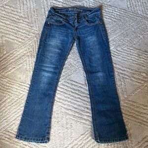 Wallflower Women's Dark Blue Boot Cut Jeans